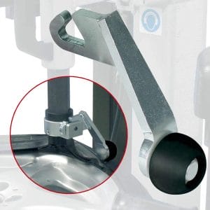 Rotary Bead Pushing Roller VSG800A59 for plastic mount/demount heads on R145D, R145, R146, R247D, and R140I tire changers.