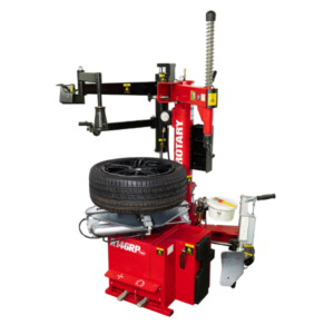 Rotary Rotary R146RP tire machine combines an electric motor with the PLUS91SA helper arm